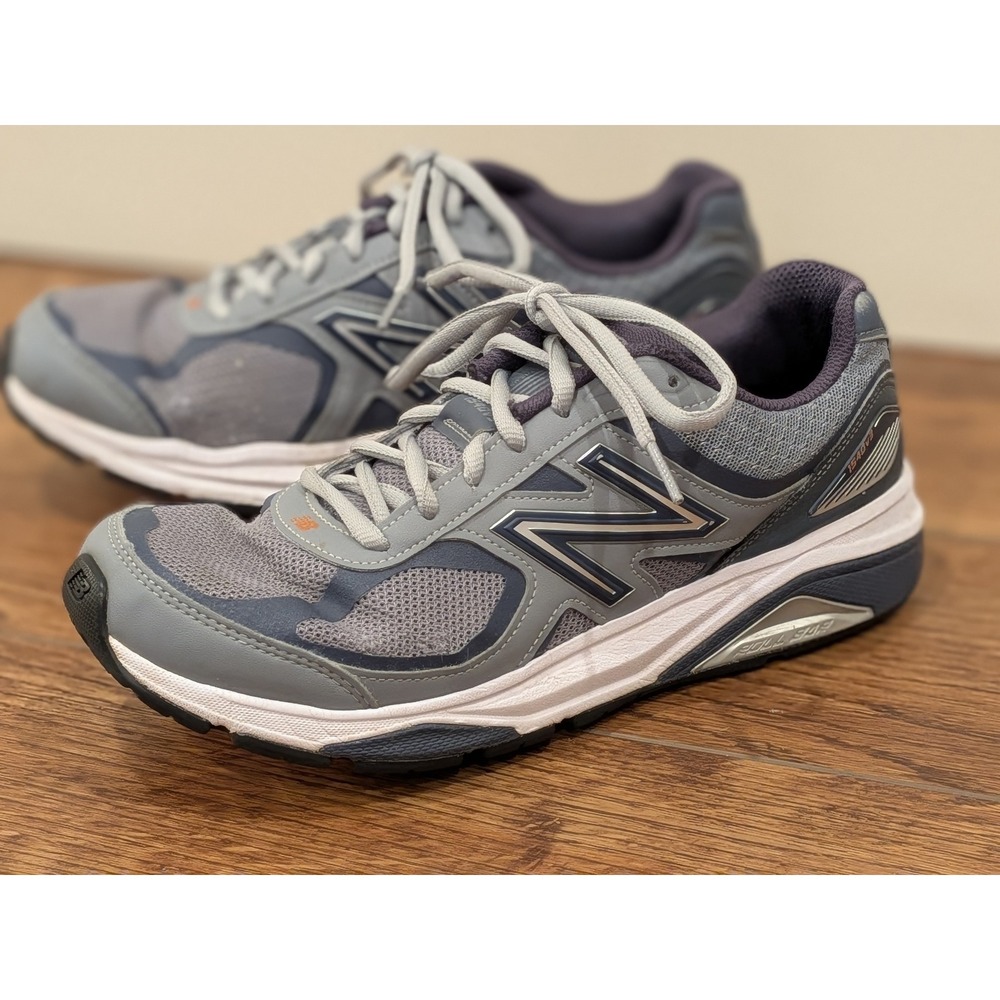 New Balance 1540v3 Grey Navy Running Shoes Mens 8 Made in USA M1540G3